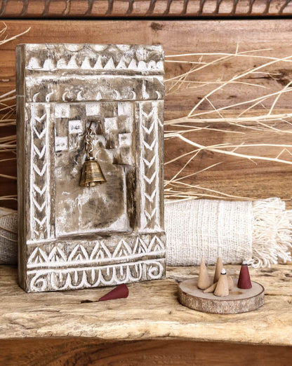 Priya Candle Holder Carving 