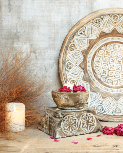 Kapoor Candle Holder Round Medium