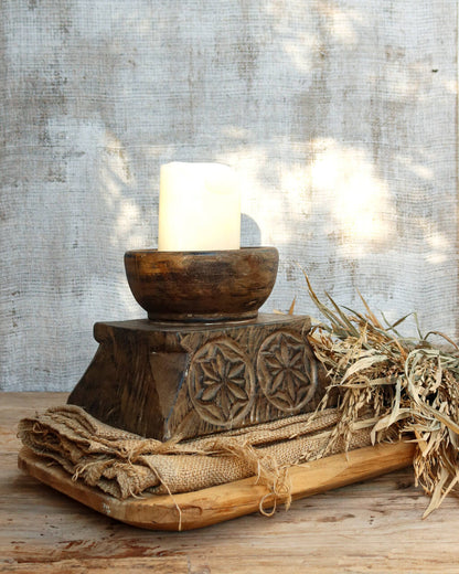 Kapoor Candle Holder Round Medium