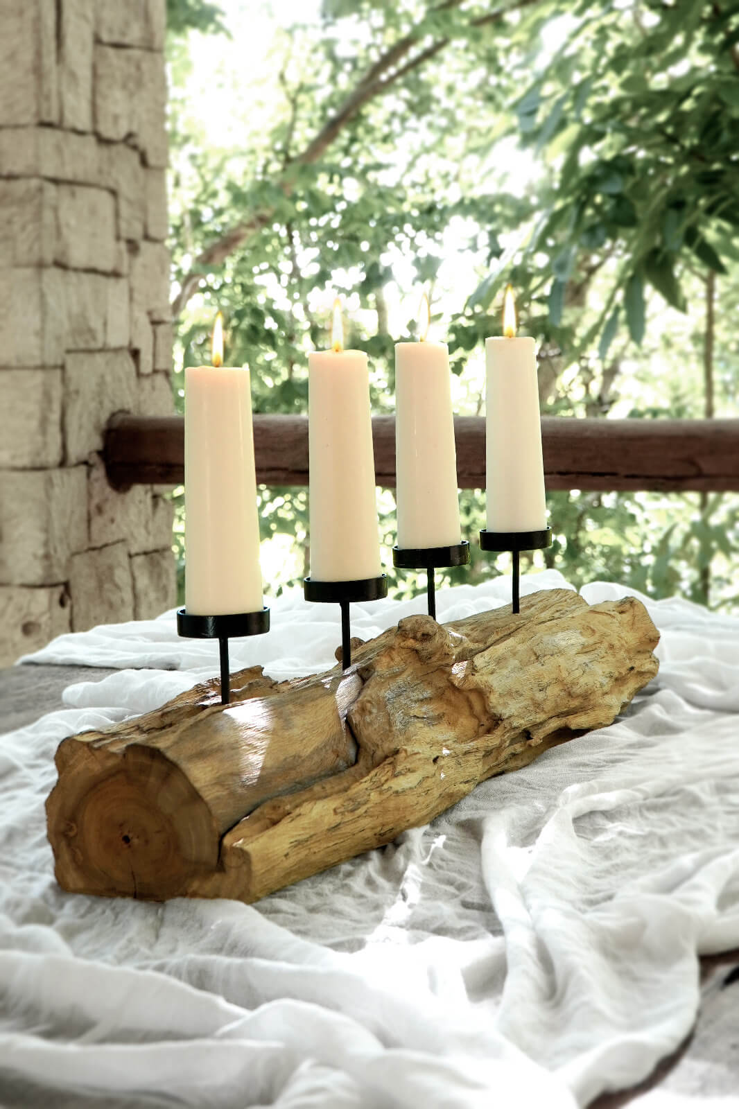 Hazel Candle Holder With Four