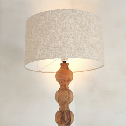 Omeet Standing floor lamp, boho decor handmade by Balinese artisans
