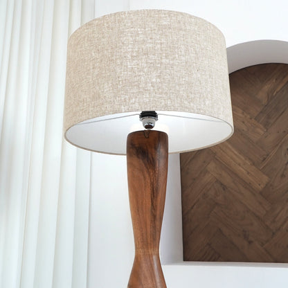 Prabha Standing floor lamp, boho decor handmade by Balinese artisans