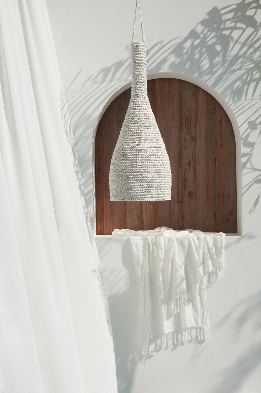 The Wendy pendant lamp – natural materials, boho decor handmade in Bali