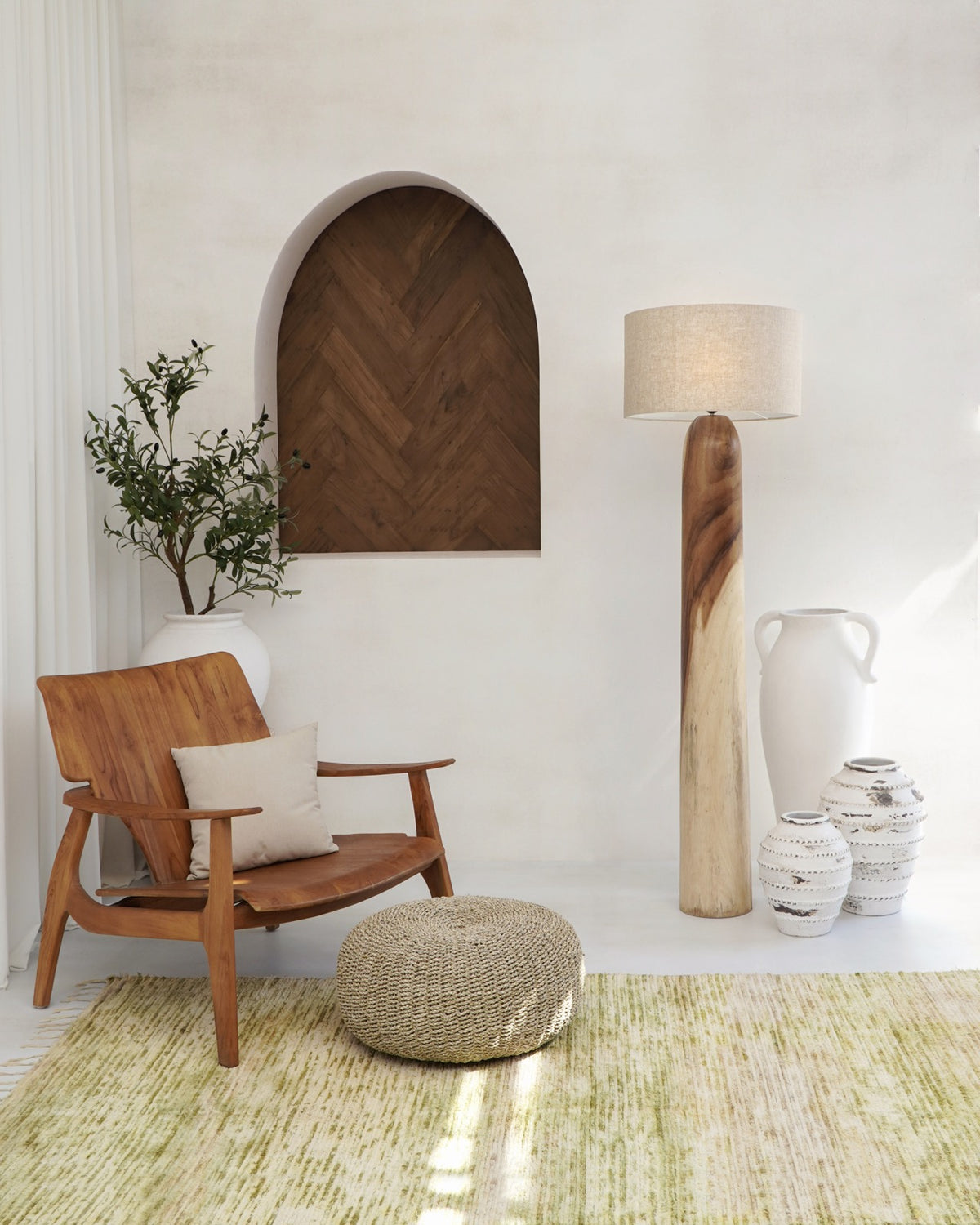 Daiki Standing floor lamp by BaliSouk – boho decor made in Bali
