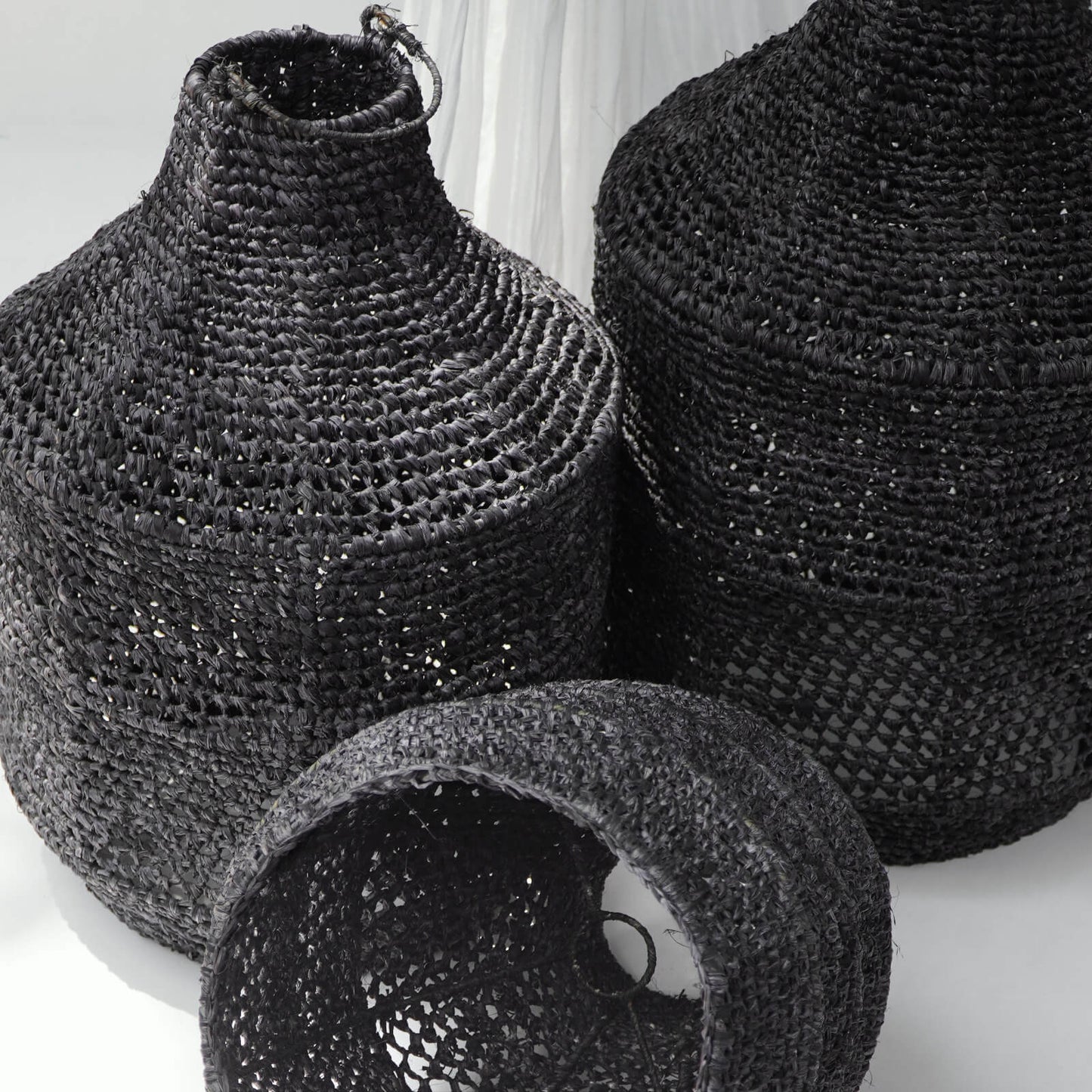 Bali Furniture – Nora Hanging Lamp Set Of Three - Without Chain Without Electric Cable