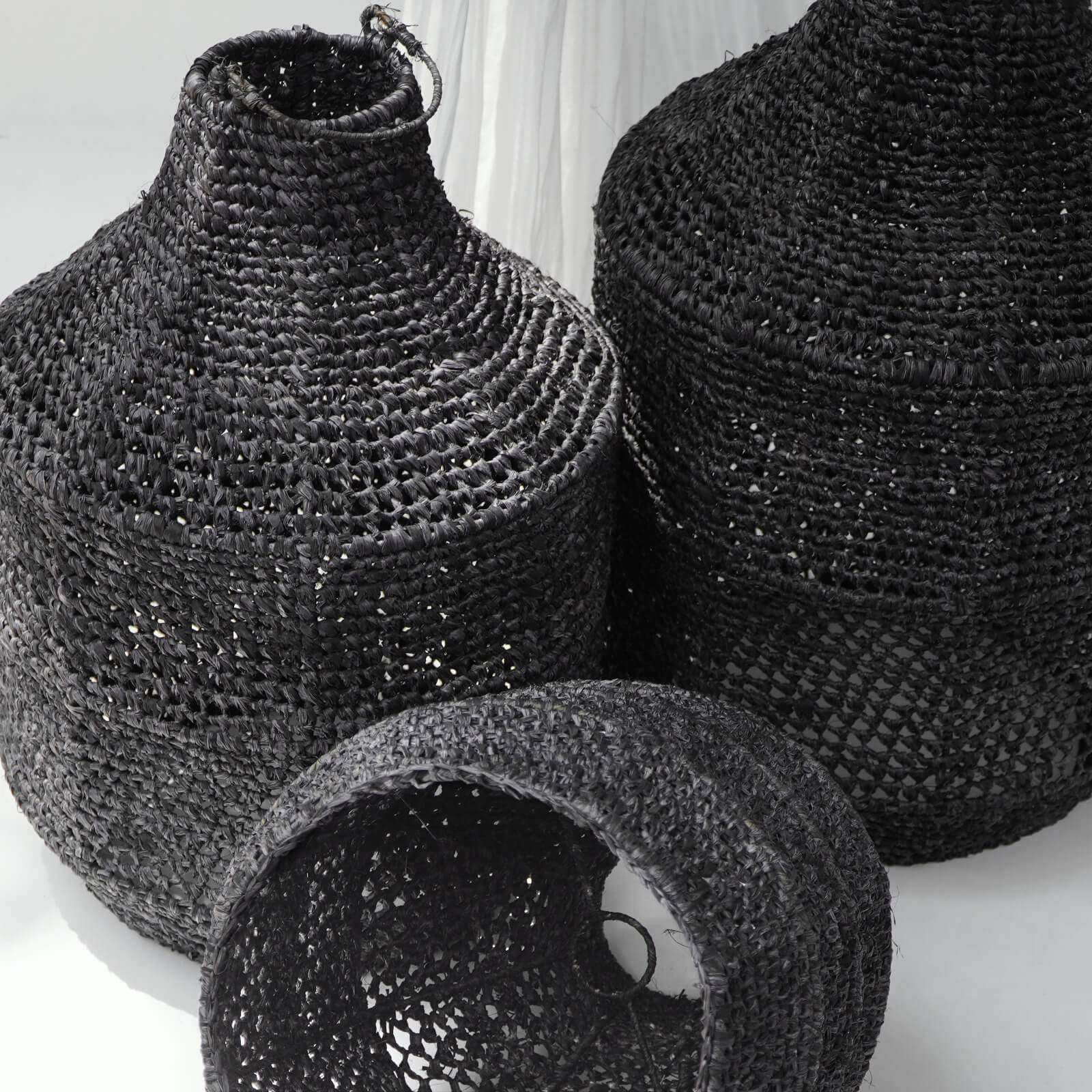 Bali Furniture – Nora Hanging Lamp Set Of Three - Without Chain Without Electric Cable