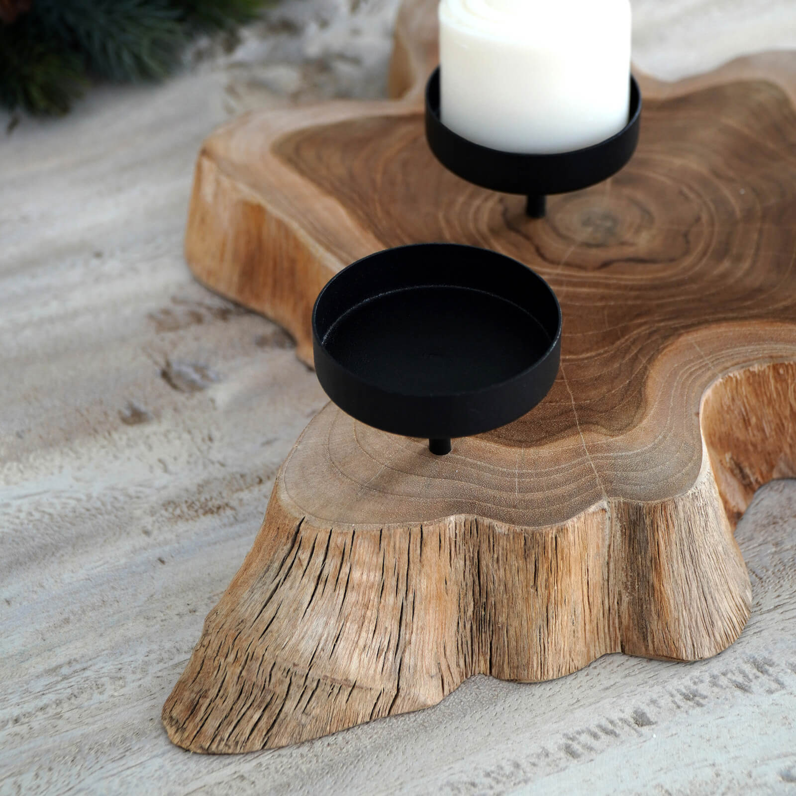 Bali Furniture – Thomson Root Candle Holder With 4