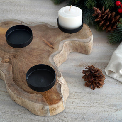 Bali Furniture – Thomson Root Candle Holder With 4