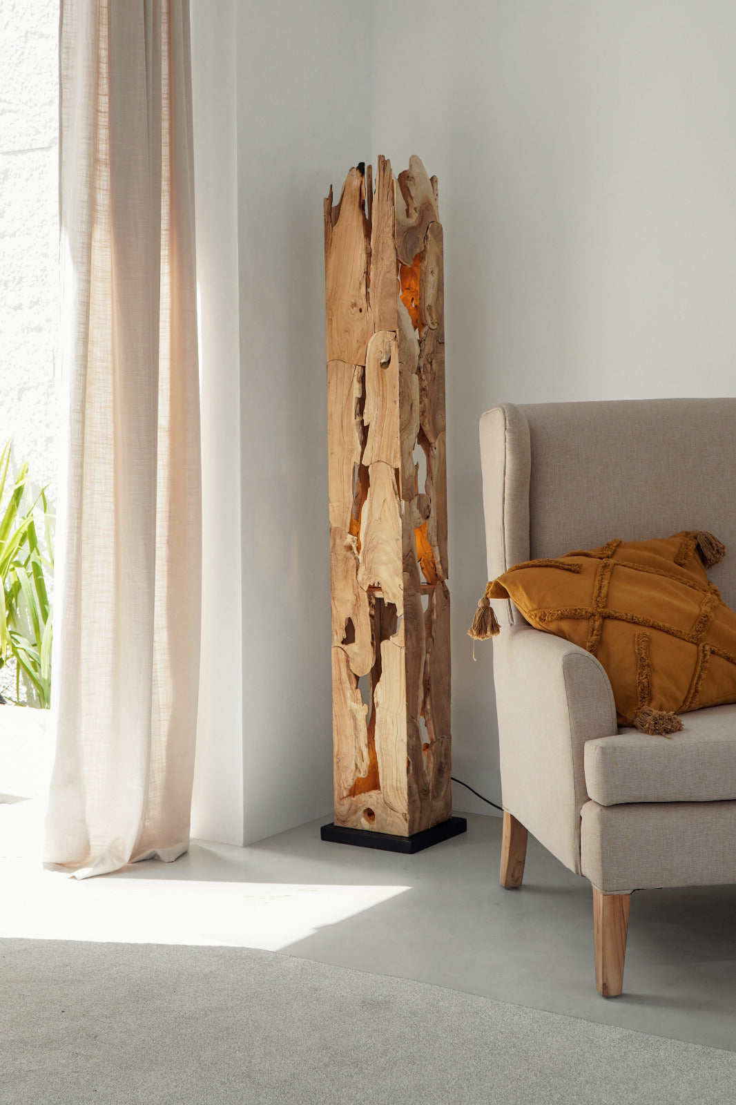 Julius Waterfall Lamp Without Electric Cable