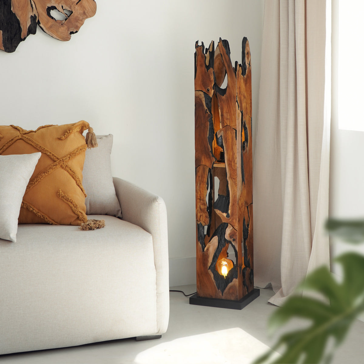 Julius Waterfall Lamp Without Electric Cable