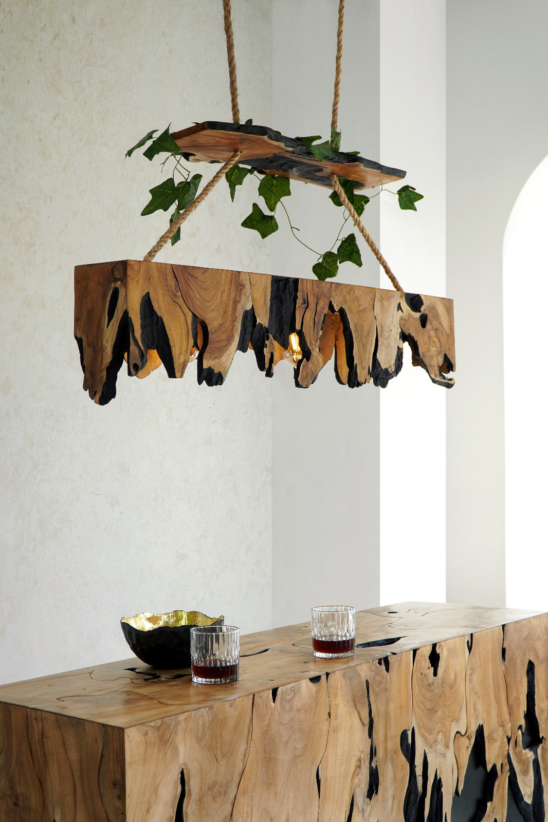 Julius Waterfall Lamp Without Electric Cable