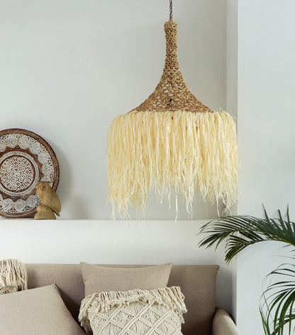 agel hanging lamp Bonnei – boho decor handcrafted in Bali by BaliSouk