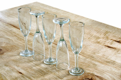 Handmade glass decorative piece – the Wine Glass, boho decor made in Bali