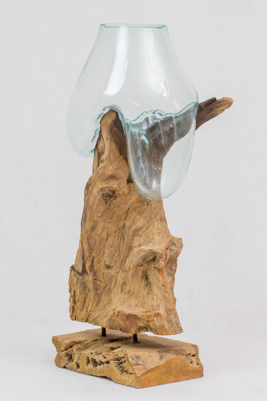 Solo Water Drop – natural materials aquarium, boho decor from Bali