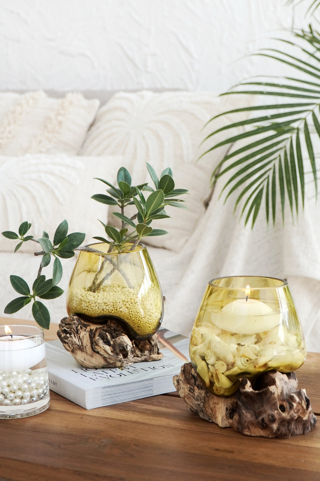 Solo Water Drop decorative piece by BaliSouk – boho decor made in Bali