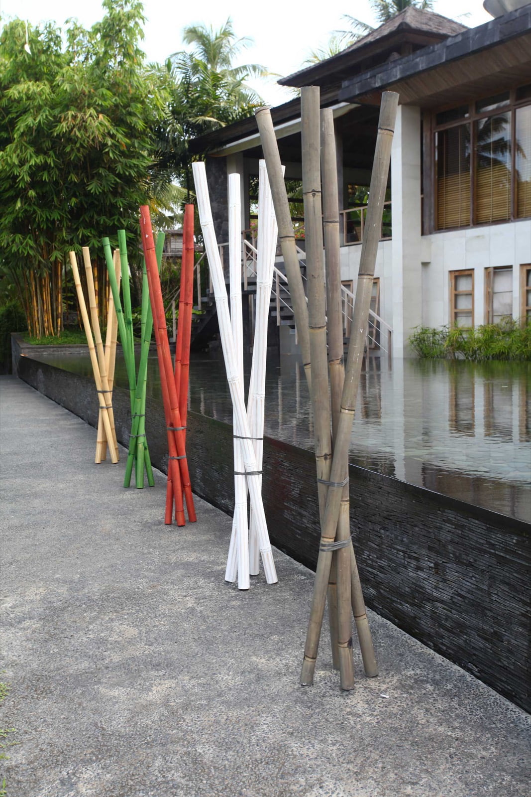 Bamboo decorative piece – Stick – boho decor handmade in Bali by BaliSouk