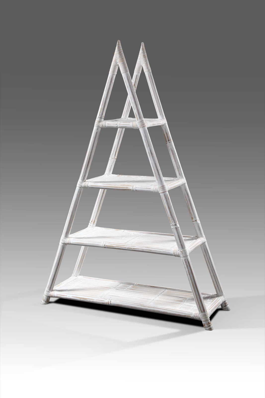 Bamboo rack Pyramide – boho furniture handcrafted in Bali by BaliSouk