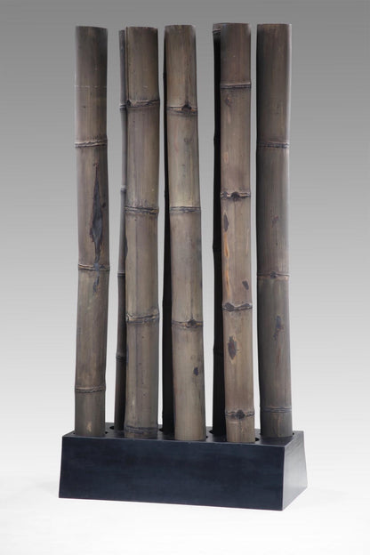 Bamboo room divider Paravan Thick – boho decor, handwoven and handmade in Bali