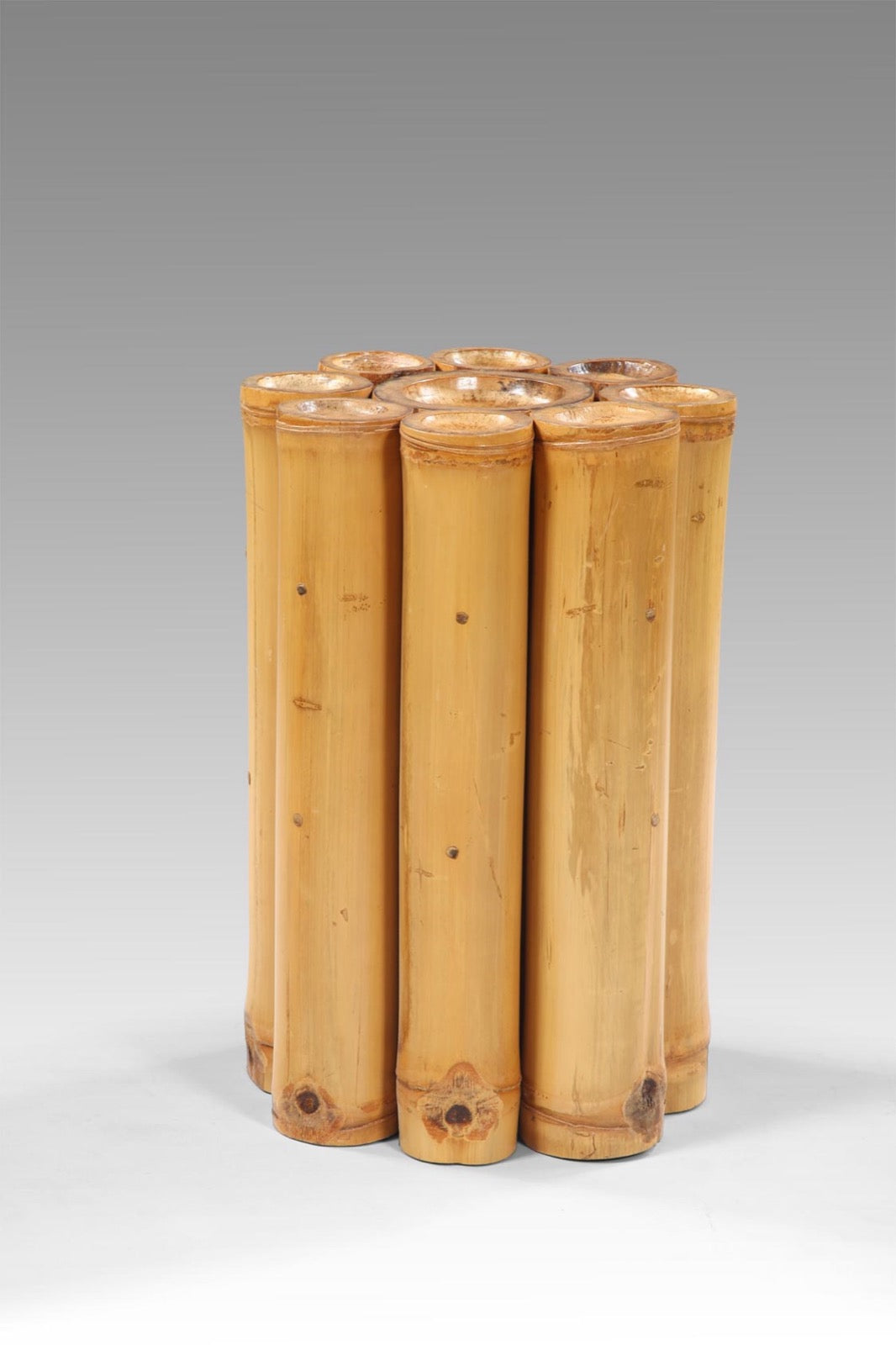 Bamboo Side Table side table in natural materials – handmade boho furniture from Bali