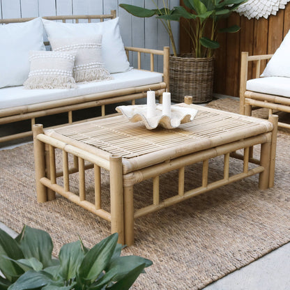 Bamboo living set – Madrid, natural natural materials in boho style