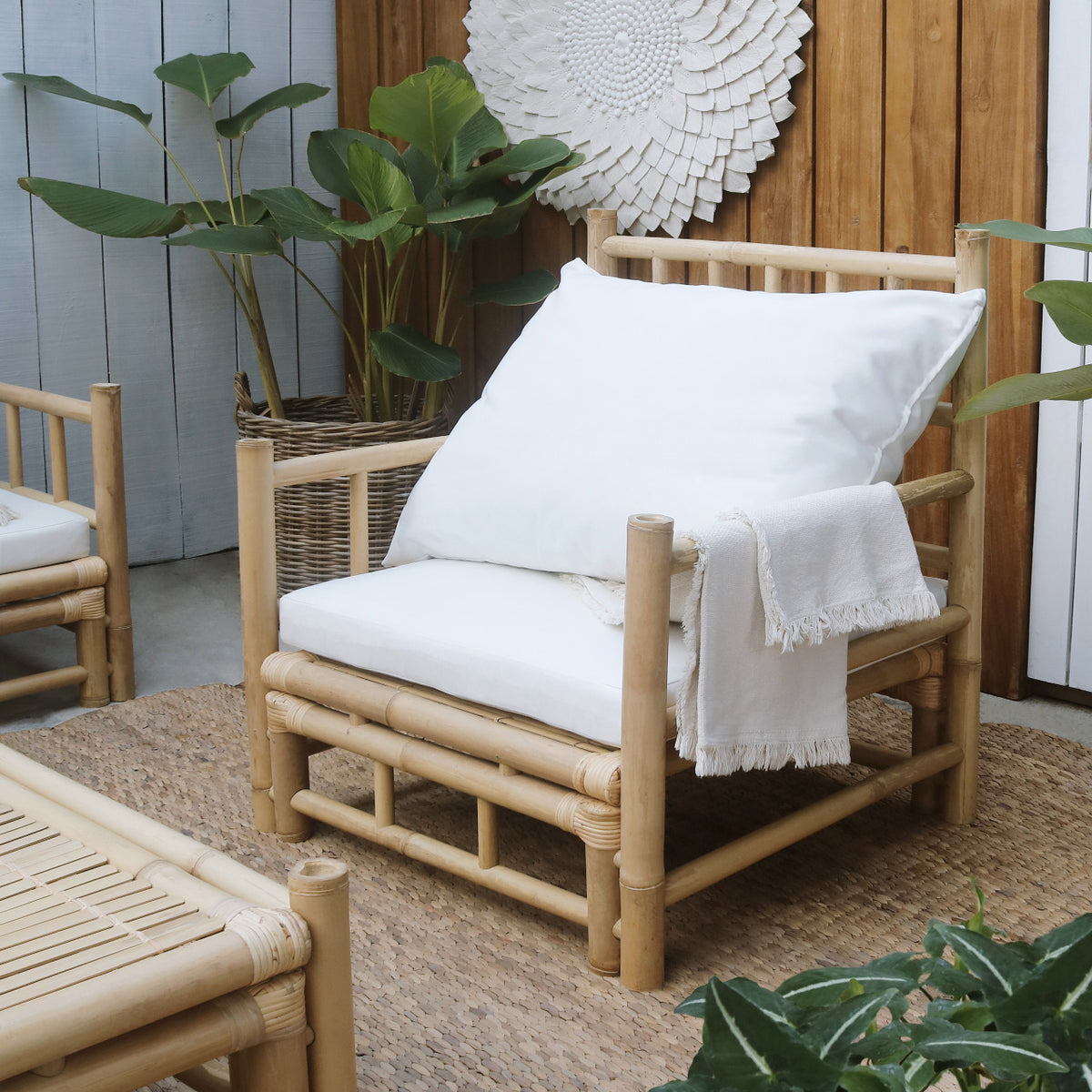 Madrid living set by BaliSouk – boho furniture made in Bali
