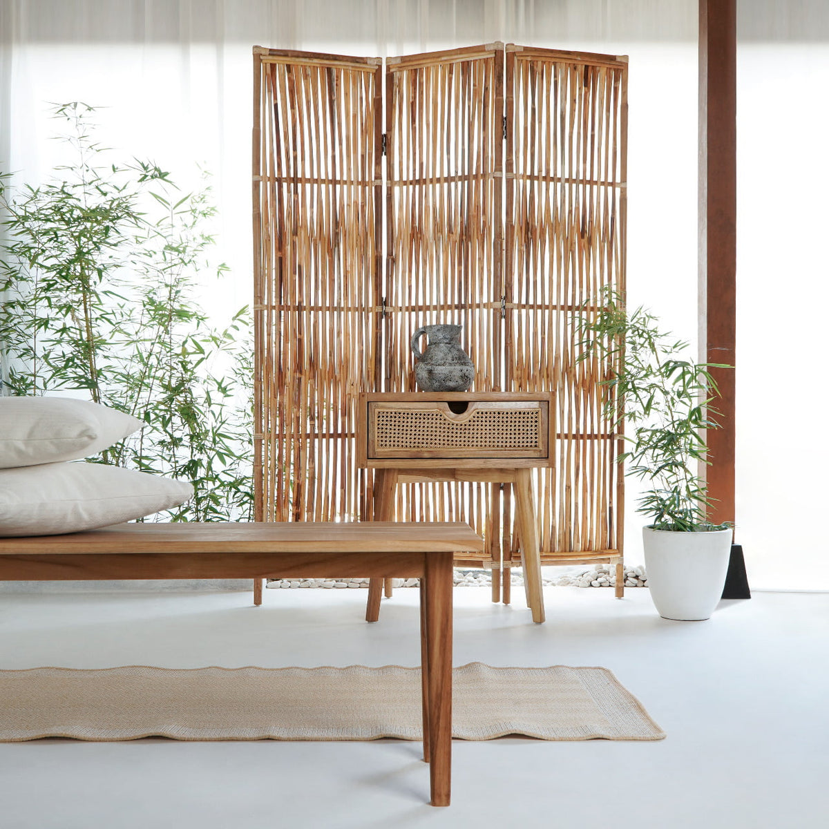 Arratan room divider by BaliSouk – boho decor made in Bali