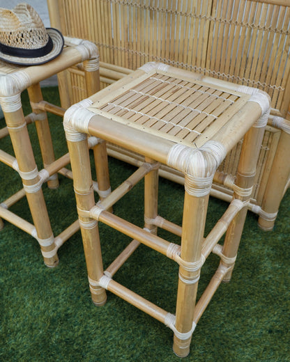 bamboo table Bali – boho decor handcrafted in Bali by BaliSouk (view 2)