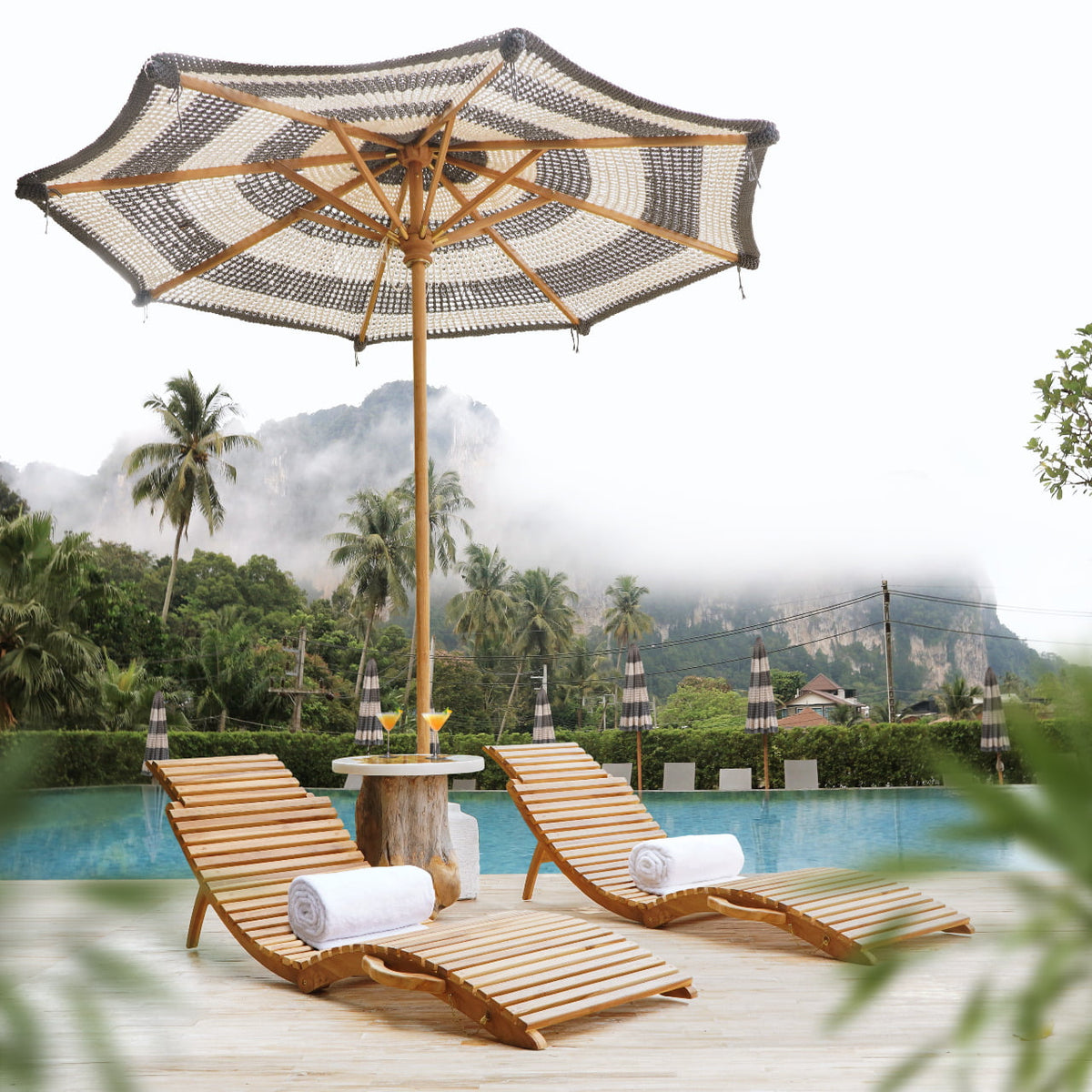 San Remo beach chair in natural materials – boho furniture by BaliSouk
