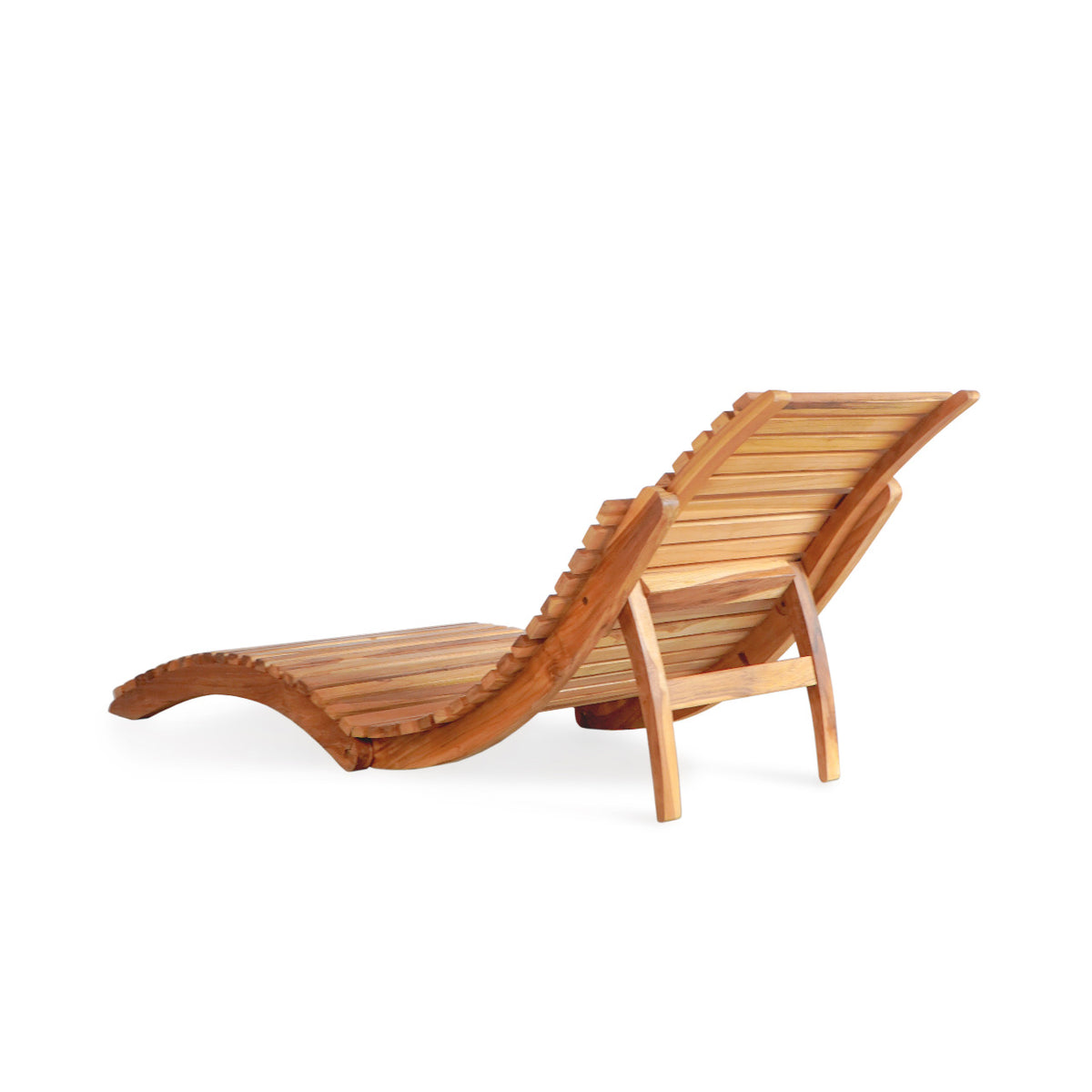 Teak beach chair San Remo – boho furniture, handwoven and handmade in Bali