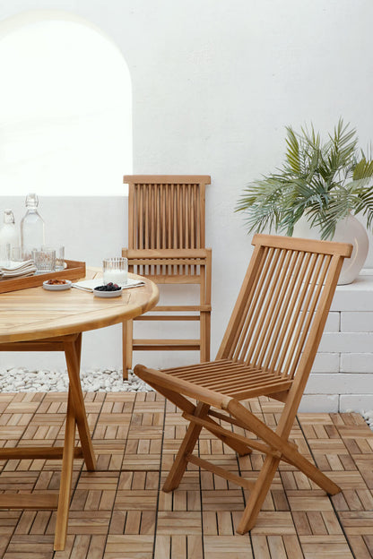 Bali Furniture – Modena Folding Chair Without Cushion – The Modena Folding Chair Without Cushion