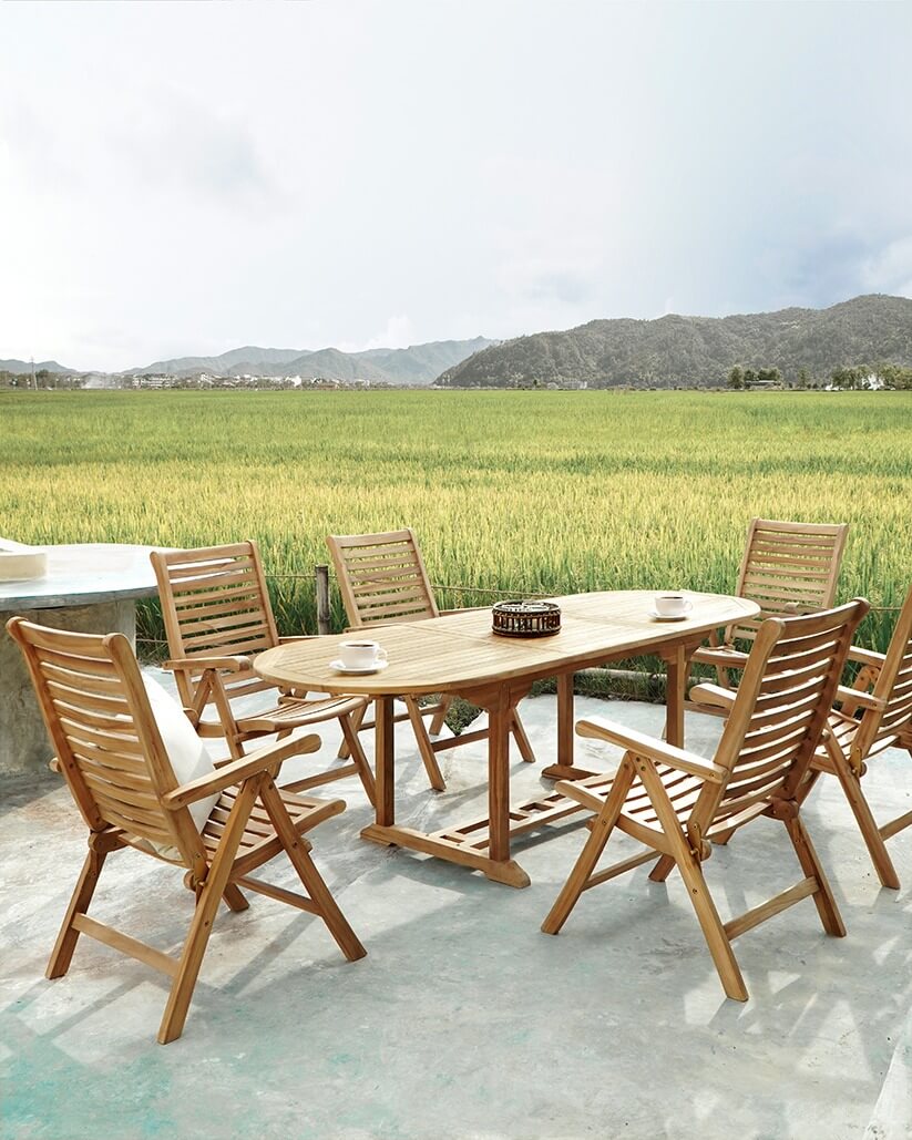 Modena Oval Extension Table