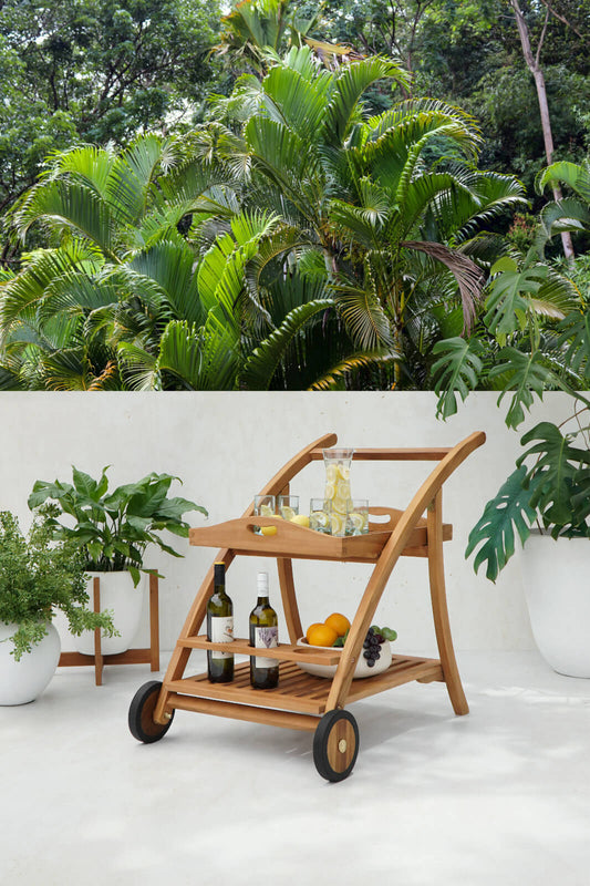 Bali Furniture – Batista Trolley – Batista Trolley brings a refined Bali at