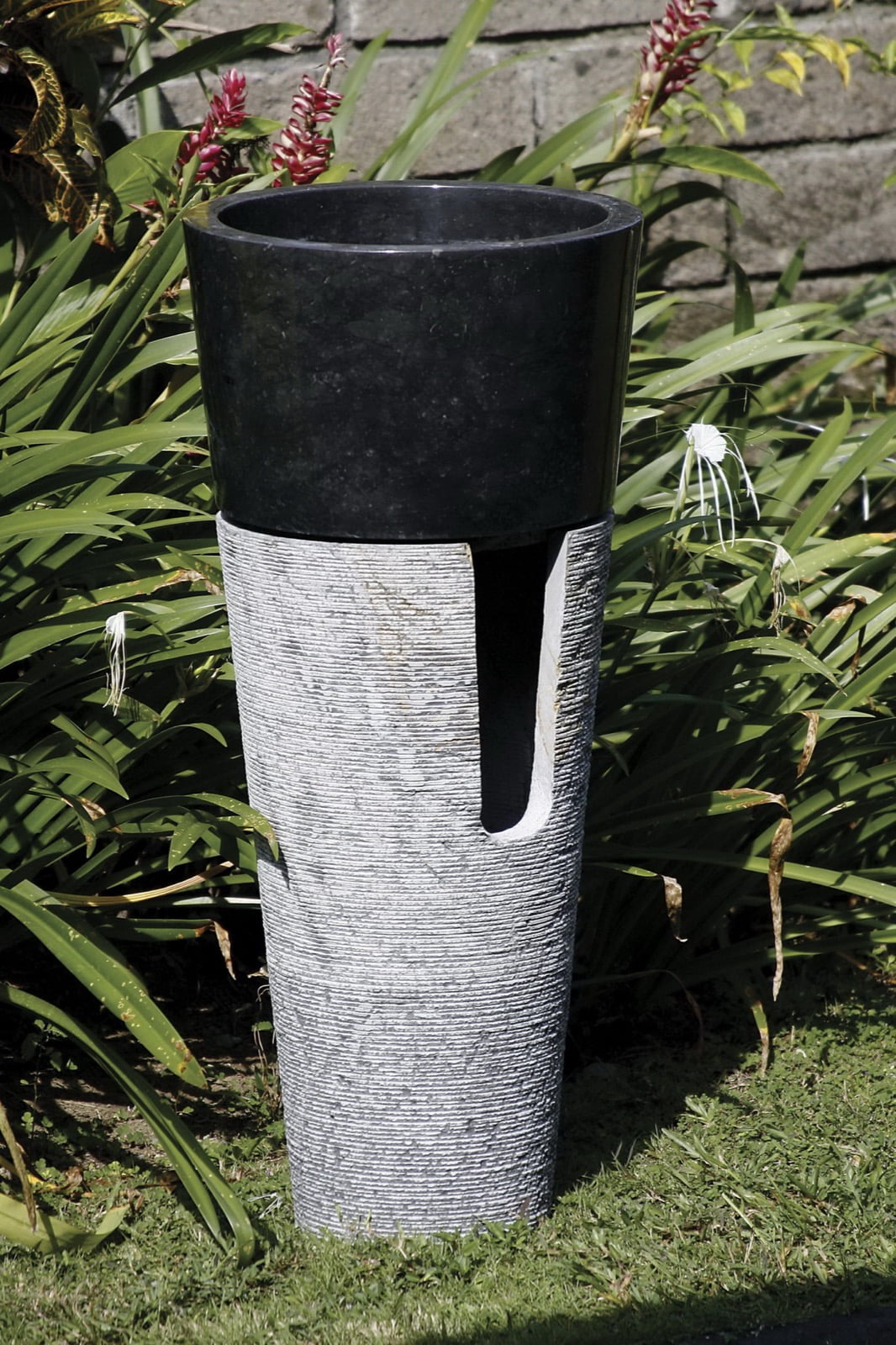 Cone Sink – natural materials washbasin, boho furniture from Bali
