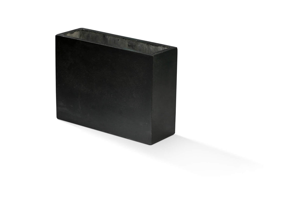Rectangular Pot Front View Terrazzo Decorative Vase – Rectangular | BaliSouk