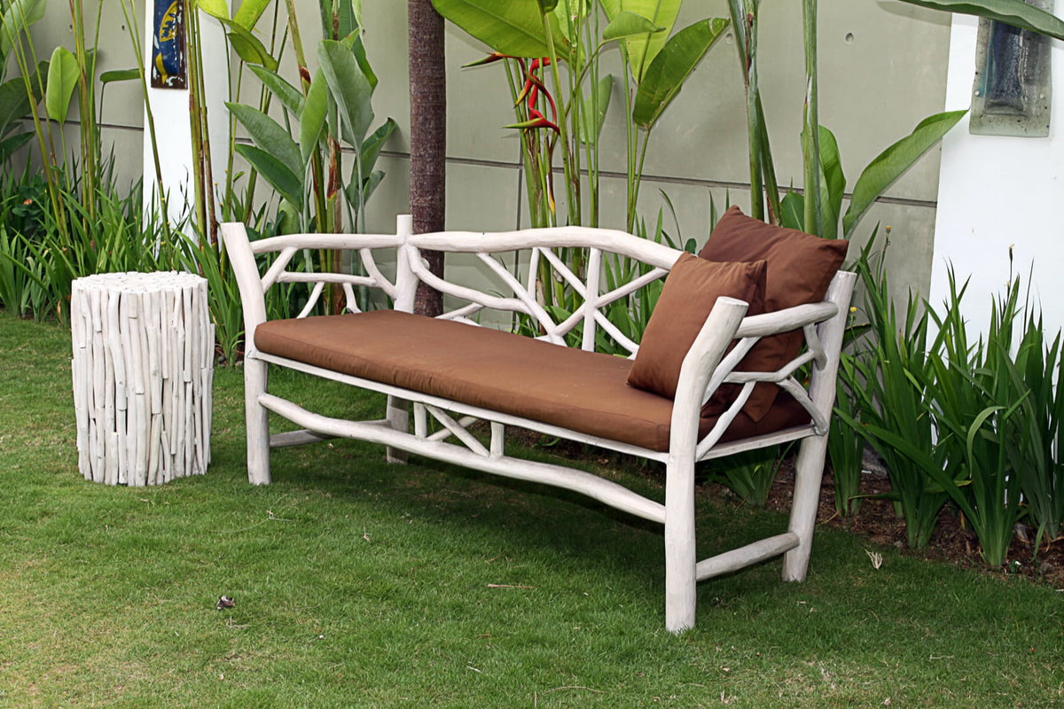 Teak branch side table Haiti – boho furniture handcrafted in Bali by BaliSouk