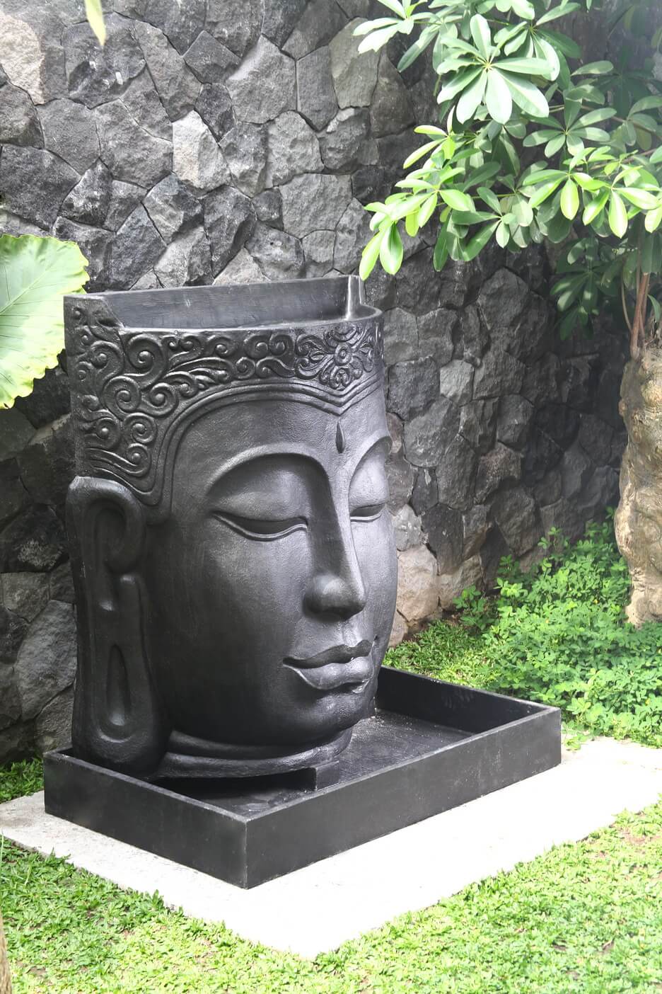 Buddha Face Water Fountain With Pump