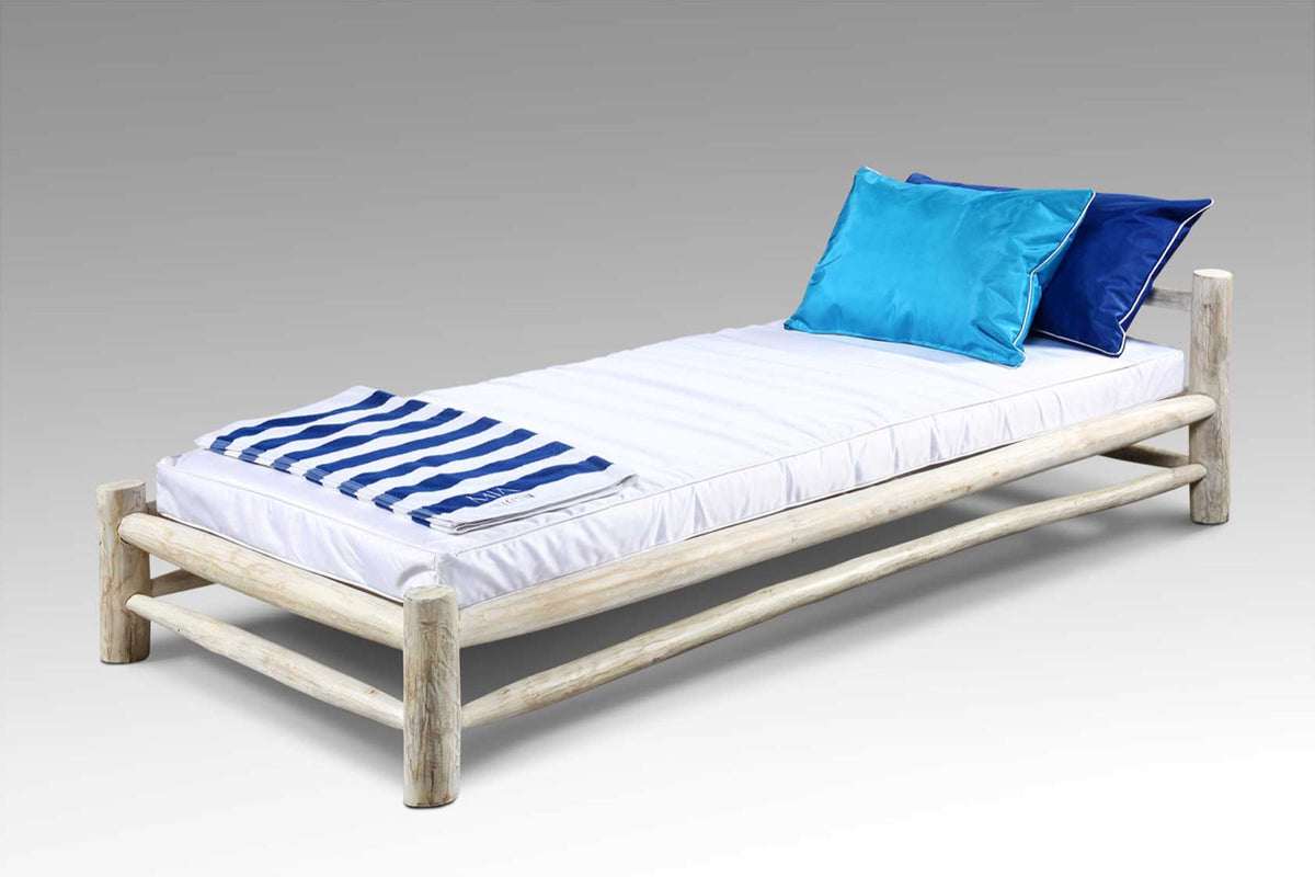 Teak sun lounger – Waikiki – boho furniture handmade in Bali by BaliSouk