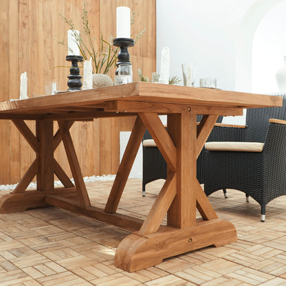 Cross Leg Dining Table