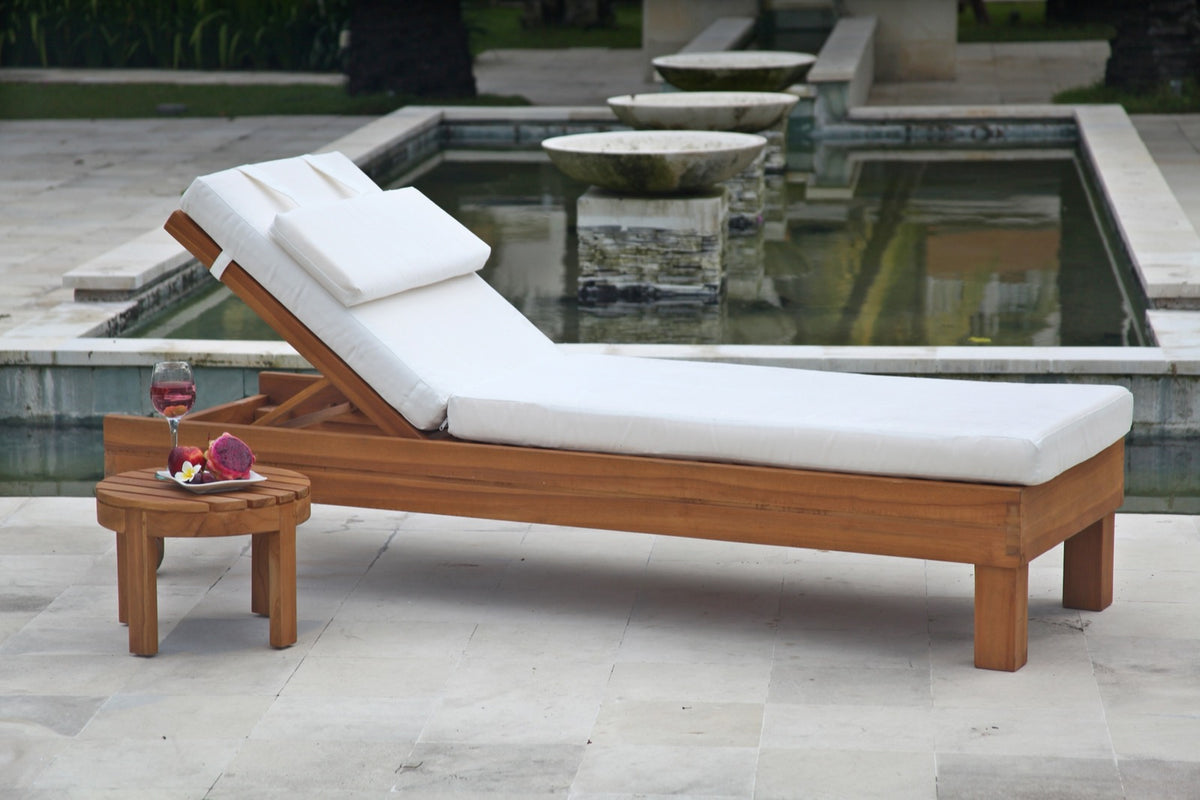 Teak side table Marocco – boho furniture handcrafted in Bali by BaliSouk