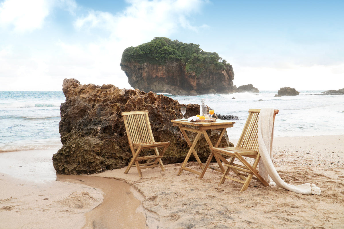 Modena folding table by BaliSouk – boho furniture made in Bali