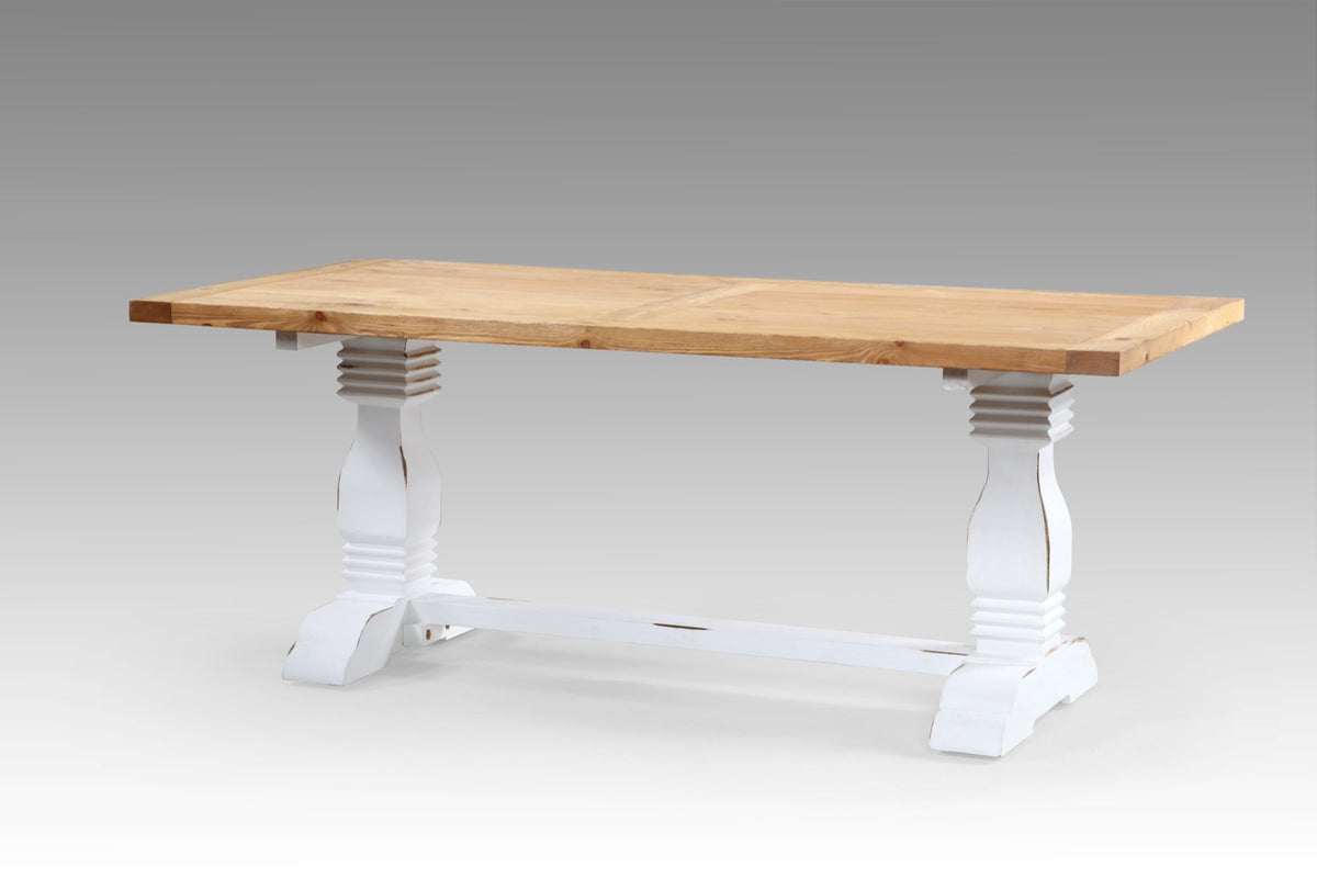 Handmade teak dining table – the Shanghai & Legs, boho furniture made in Bali