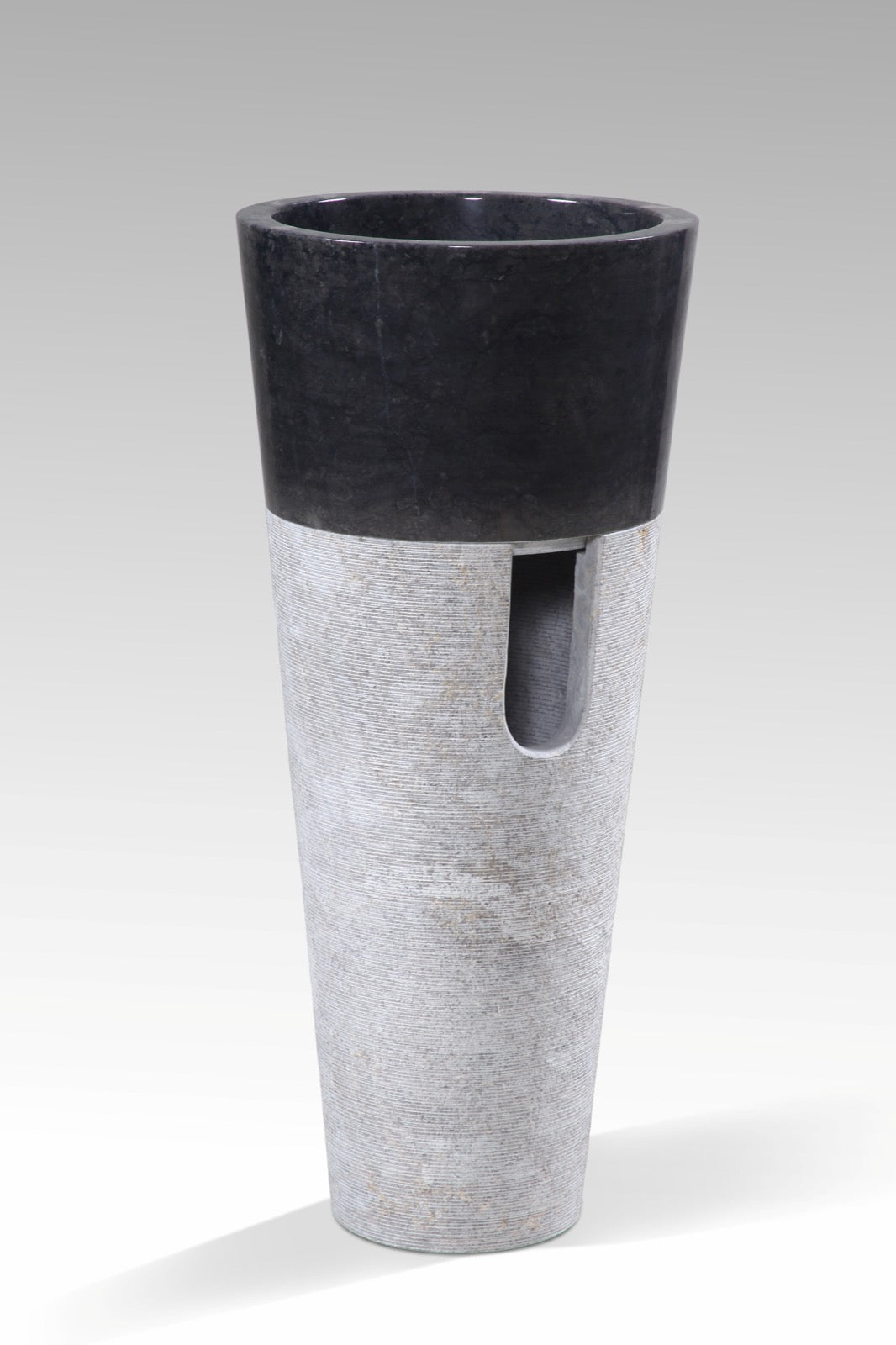 Marble washbasin – Cone Sink – boho furniture handmade in Bali by BaliSouk