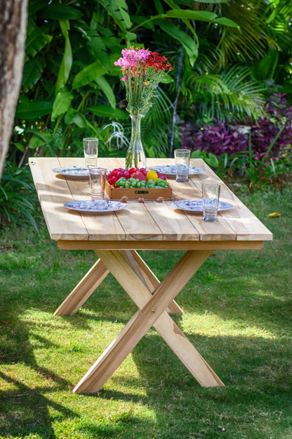 Marlboro – natural materials bench, boho furniture from Bali