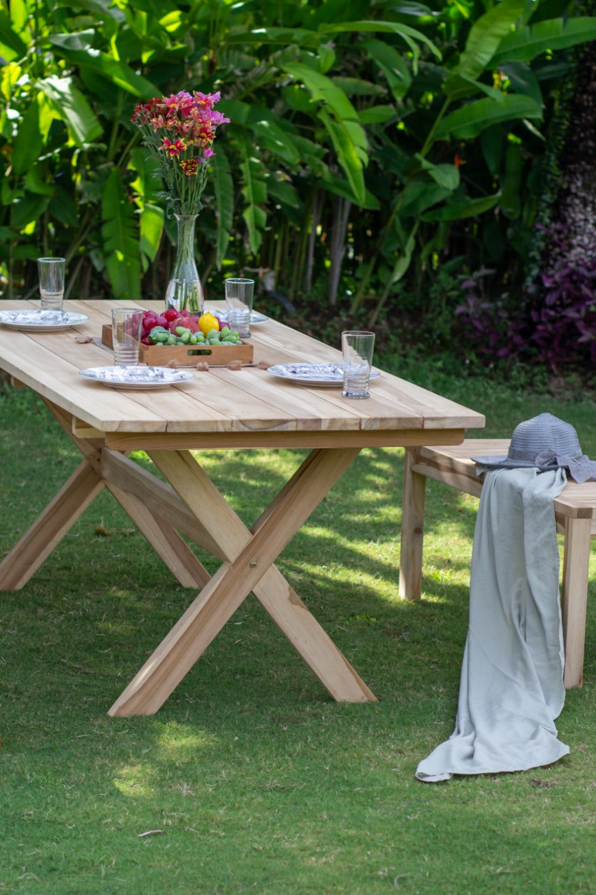 Marlboro bench by BaliSouk – boho furniture made in Bali