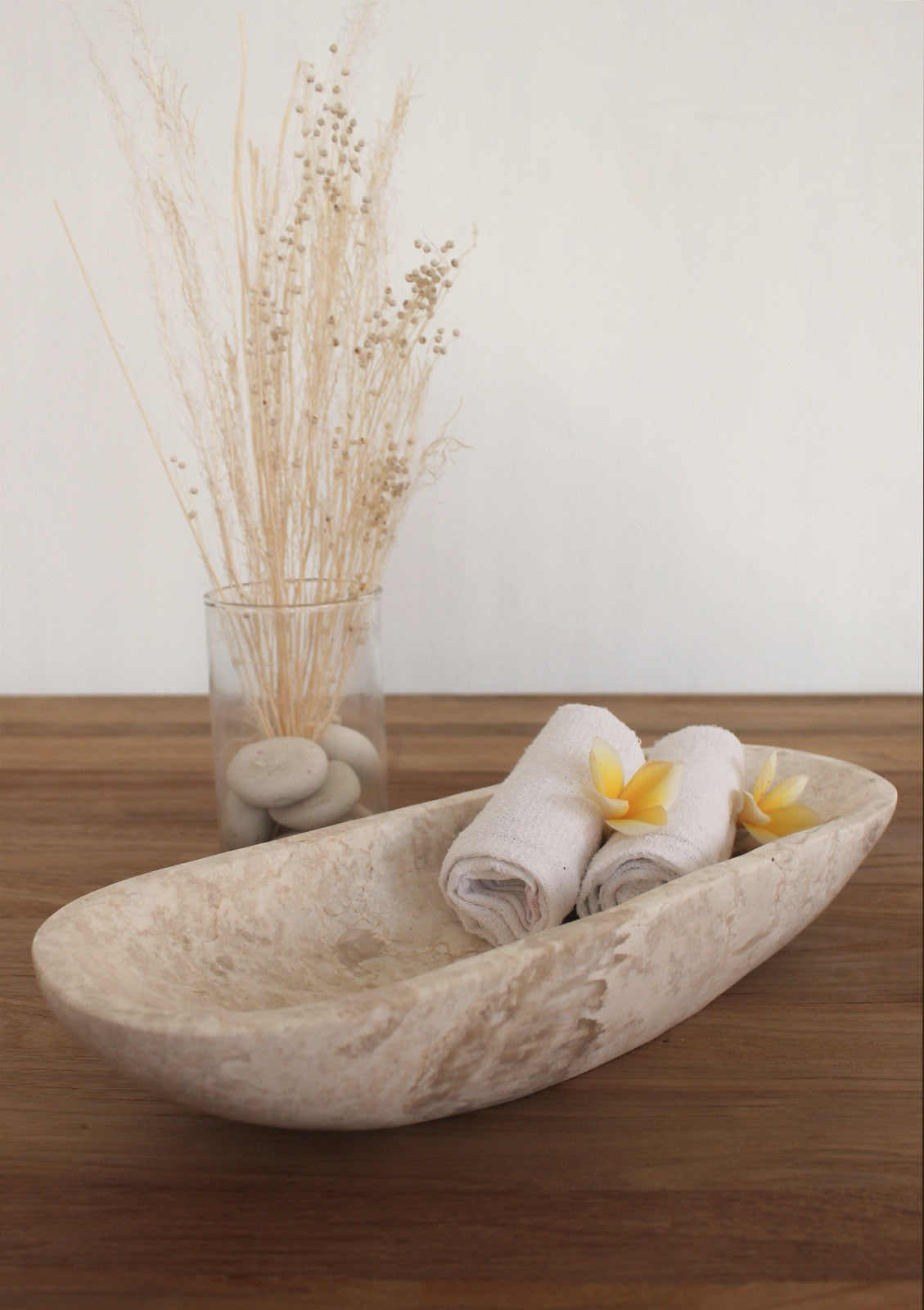 Marble bowl – Marble – boho decor handmade in Bali by BaliSouk