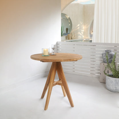 Handmade teak table – the Leo, boho furniture made in Bali
