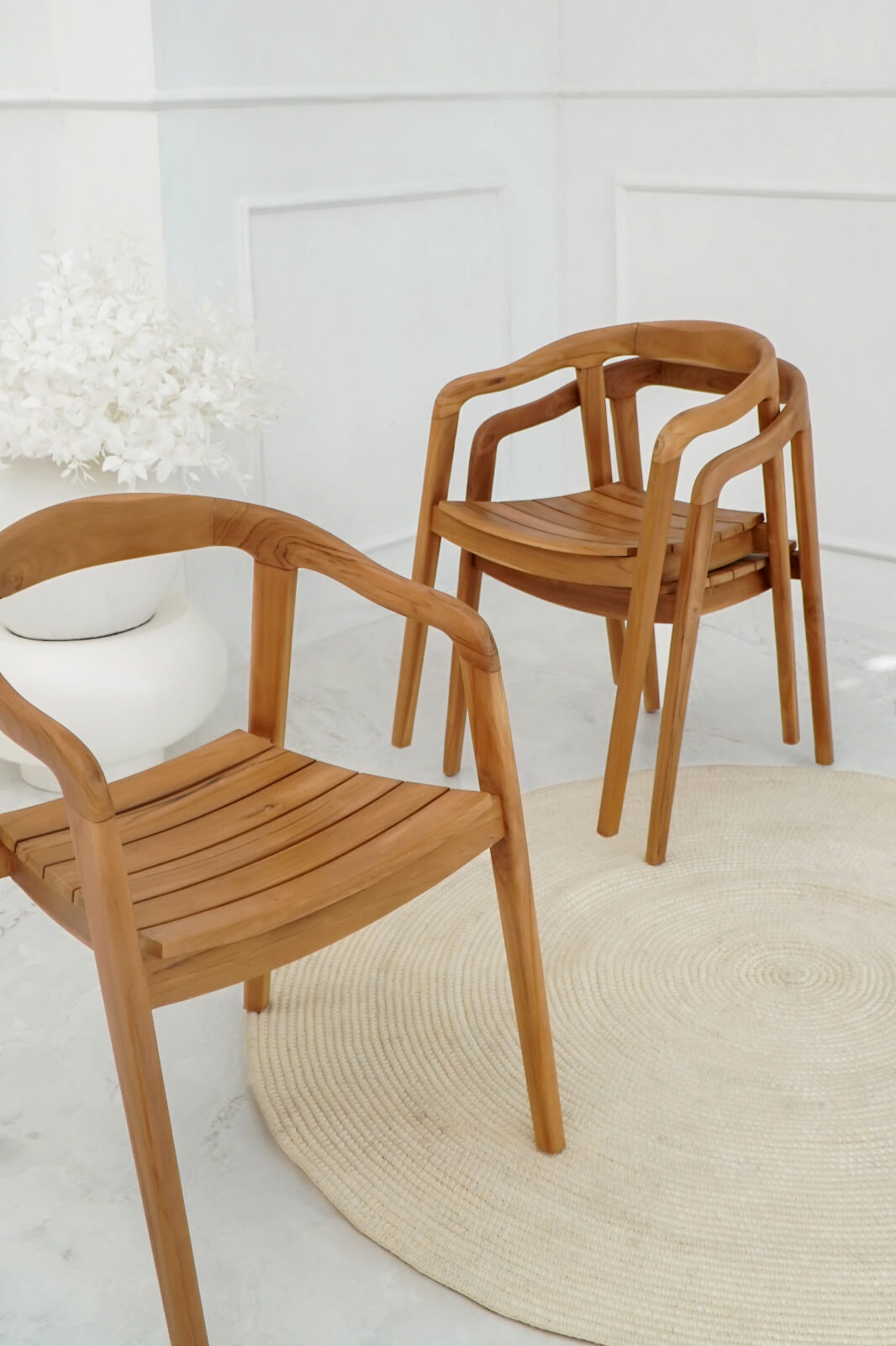 Funny Mini Outdoor Chair Without Cushion – Set of 2