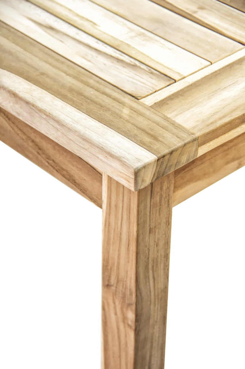 Handcrafted teak dining table – Heidelberg, boho furniture from BaliSouk