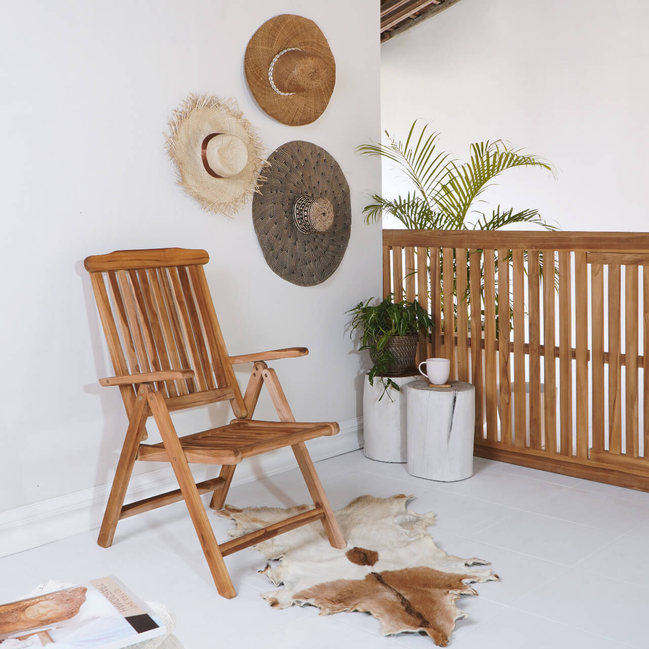 Bali Furniture – Bounty 5 Pos. Chair Without Cushion – The Bounty 5 Pos. Chair Without Cushion 
