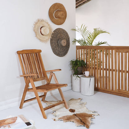 Bali Furniture – Bounty 5 Pos. Chair Without Cushion – The Bounty 5 Pos. Chair Without Cushion 